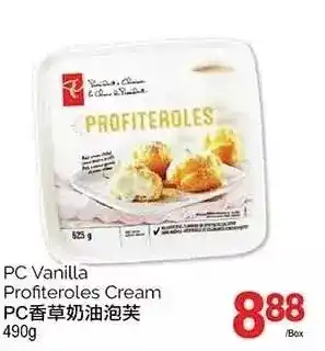 T&T Supermarket Pc vanilla profiteroles cream p offer