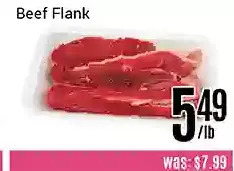 Nations Fresh Foods Beef flank offer