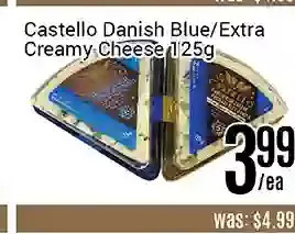 Nations Fresh Foods Castello danish blue/extra creamy cheese offer