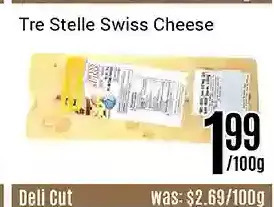 Nations Fresh Foods Tre stelle swiss cheese offer