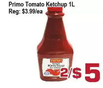 Primo tomato ketchup