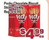 Top Food Supermarket Pocky chocolate biscuit sticks offer