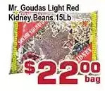 Top Food Supermarket Mr. goudas light red kidney beans offer