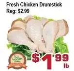 Top Food Supermarket Fresh chicken drumstick offer