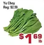 Top Food Supermarket Yu choy offer