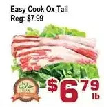 Top Food Supermarket Easy cook ox tail offer
