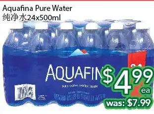 Ample Food Market Aquafina pure water offer