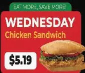 Ample Food Market Chicken sandwich offer