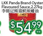 Ample Food Market Lkk panda brand oyster flavoured sauce offer