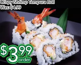 Ample Food Market Crispy shrimp tempura roll offer