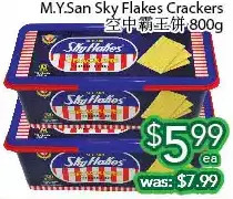 Ample Food Market M.y.san sky flakes crackers offer