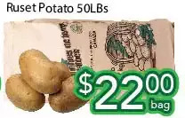 Ample Food Market Ruset potato offer