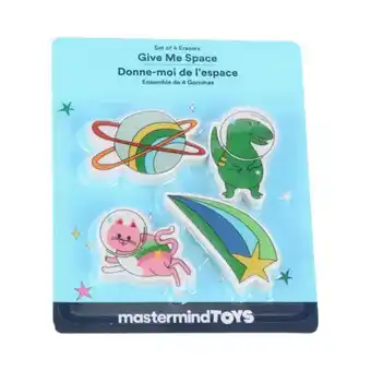 Mastermind Toys Mastermind toys space erasers set of 4 offer