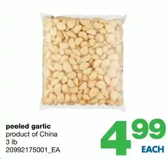 Wholesale Club Peeled garlic offer