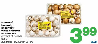 Wholesale Club No name naturally imperfect white or brown mushrooms offer