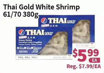 Blue Sky Supermarket Thai gold white shrimp offer
