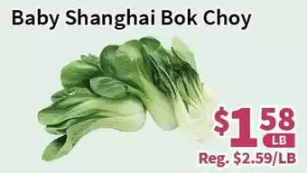 Blue Sky Supermarket Baby shanghai bok choy offer