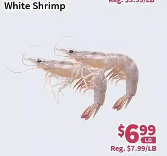 Blue Sky Supermarket White shrimp offer