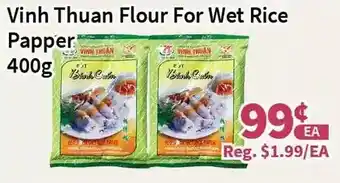 Blue Sky Supermarket Vinh thuan flour for wet rice papper offer
