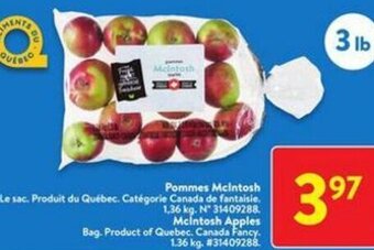 Walmart McIntosh Apples offer