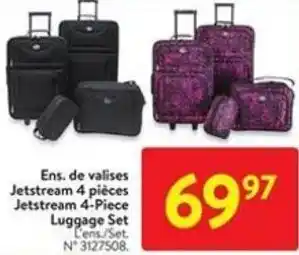 Walmart Jetstream 4-Piece Luggage Set offer