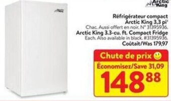 Walmart Arctic King 3.3-cu. ft. Compact Fridge offer