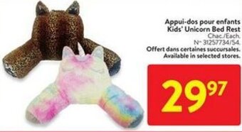 Walmart Kids' Unicorn Bed Rest offer