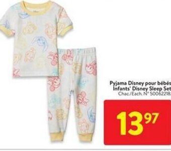 Walmart Infants' Disney Sleep Set offer