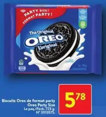 Walmart Oreo Party Size 723 g offer