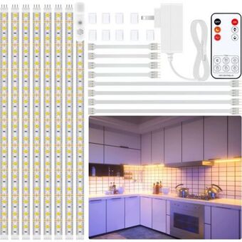TechSource 13ft under cabinet led strip lighting with remote offer