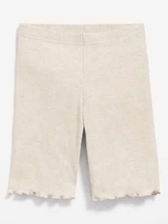 Old Navy Rib-knit long bike shorts for girls offer