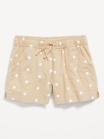 Old Navy Linen-blend drawstring shorts for girls offer