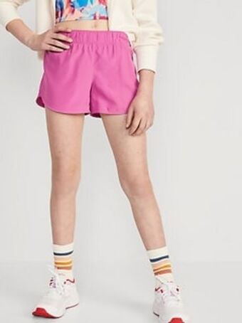 Old Navy Dolphin-hem run shorts for girls offer
