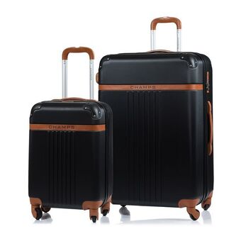 Best Buy Champs vintage collection 2 piece hard side luggage offer