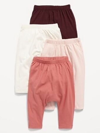 Old Navy Unisex knit pants 4-pack for baby offer