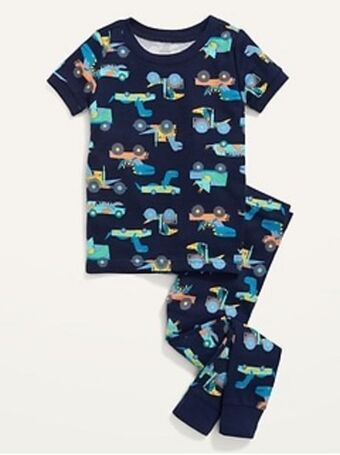 Old Navy Unisex printed pajama set for toddler & baby offer