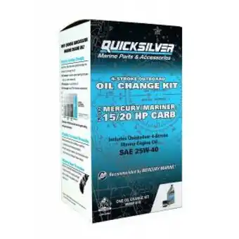 Quicksilver oil change in a box