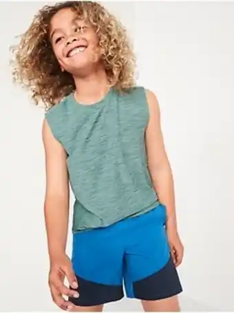 Old Navy Breathe on performance tank top for boys offer