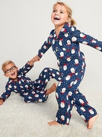Old Navy Unisex matching santa claus pajama set for toddler & baby offer