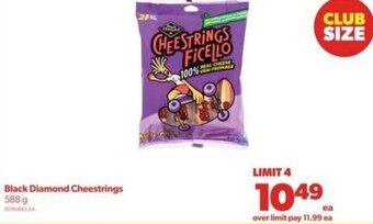 Real Canadian Superstore Black Diamond Cheestrings 588 g offer