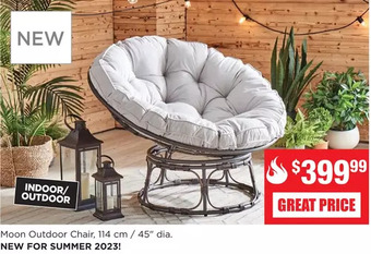Kitchen Stuff Plus Moon outdoor chair offer