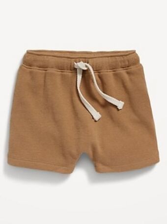 Old Navy U-shaped thermal-knit pull-on shorts for baby offer