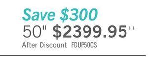 The Brick Furrion aurora® 50 4k led weatherproof outdoor smart tv - fu-fdup50csa-ca offer