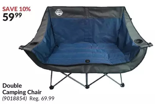 Princess Auto Double camping chair offer