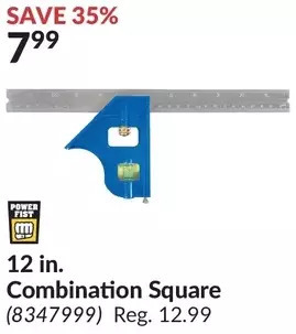 Princess Auto Power fist 12 in. combination square offer