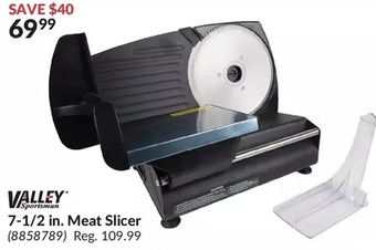 Princess Auto Valley sportsman 7-1/2 in. meat slicer offer