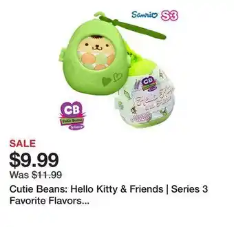 Showcase Cutie beans: hello kitty & friends | series 3 favorite flavors blind egg capsules offer
