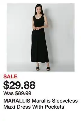 TSC Stores Marallis sleeveless maxi dress with pockets offer
