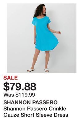 TSC Stores Shannon passero crinkle gauze short sleeve dress offer