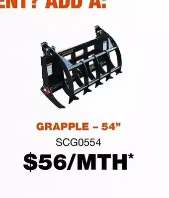 Kubota Canada Grappe - 54" offer
